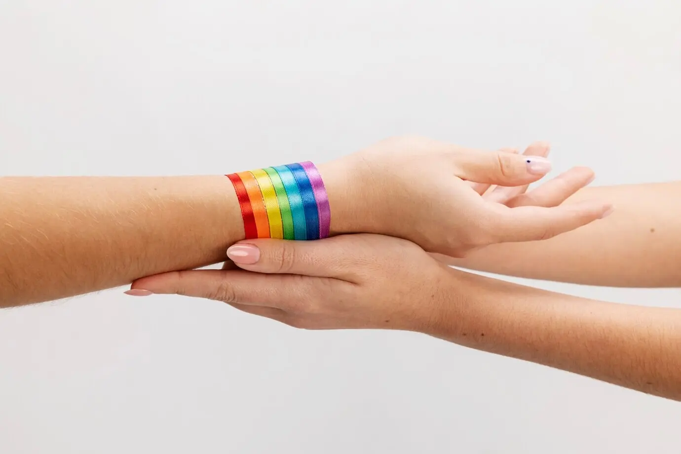 Diversity concept illustrated with hands.